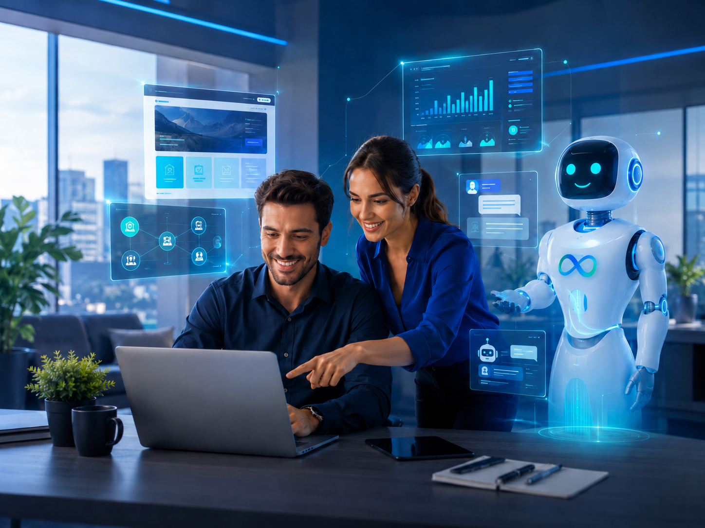 Automação comercial com inteligência artificial